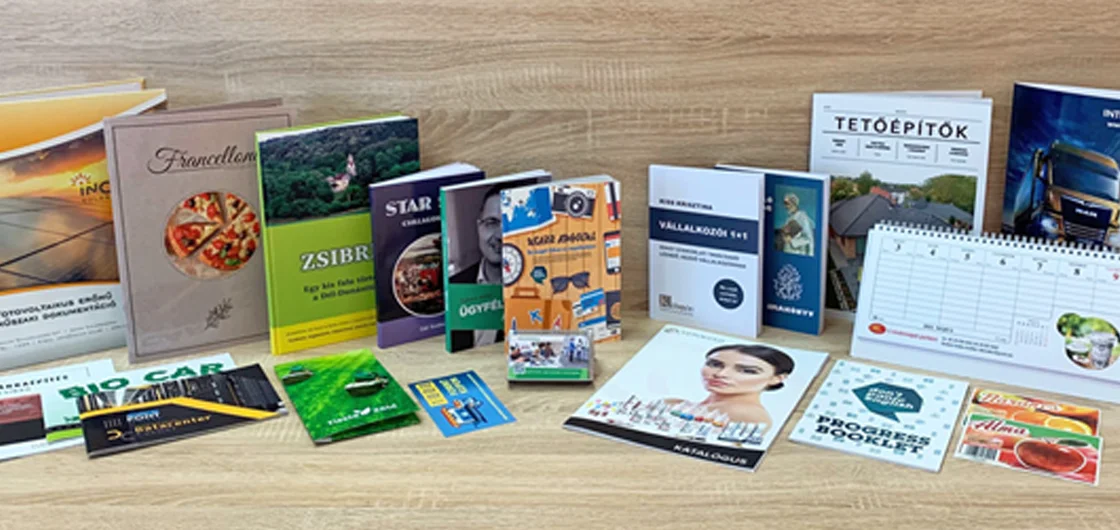 Referencia kollekció nyomdatermékeinkből Referencia kollekció nyomdatermékeinkből